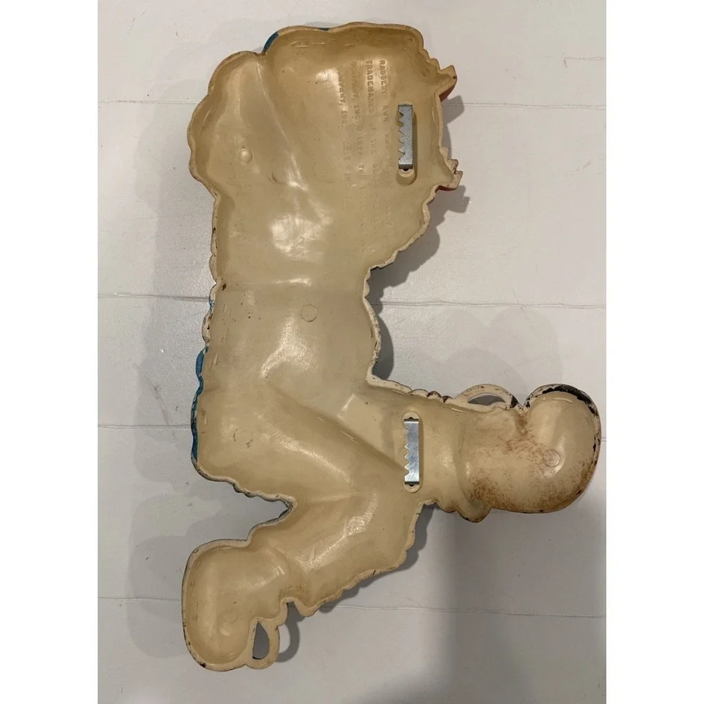 Vtg 1977 Raggedy Andy Plastic Wall Plaque Wall Art‎ Bobbs Merrill